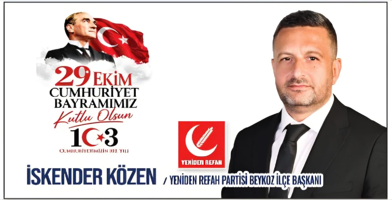 İskender Közen: Cumhuriyet Bayramımız kutlu olsun